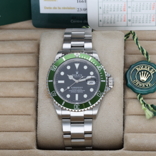 Montre Rolex Submariner “Kermit” – Réf. 16610LV –...