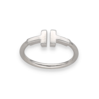 Bague Collection T Tiffany & Co. – Or Gris 18k –...