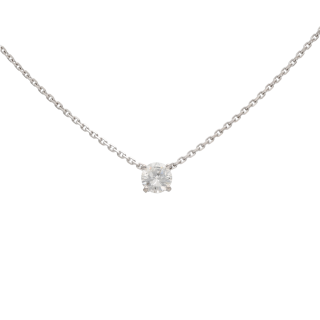 Collier Pendentif Diamant 0,90 ct E-VS2 – Or 18k –...