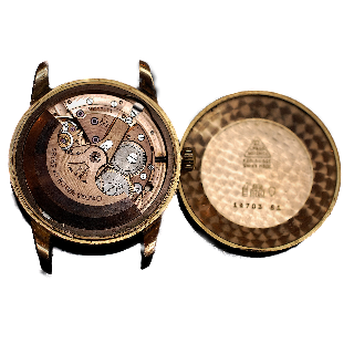 Montre Omega Vintage ref: 14703 Automatique en Or rose 18k  Vers 1960. 33 mm.