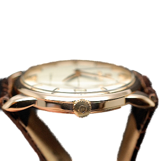 Montre Omega Vintage ref: 14703 Automatique en Or rose 18k  Vers 1960. 33 mm.