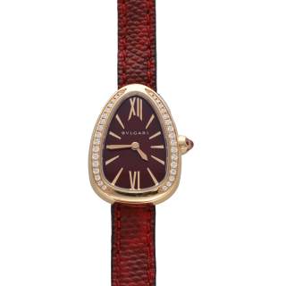 Montre Bulgari Serpenti Diamants & Cabochons Saphir...