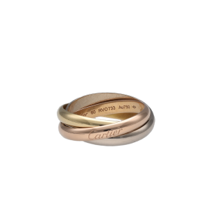 Bague Cartier Trinity - Or gris or rose or jaune 18k...