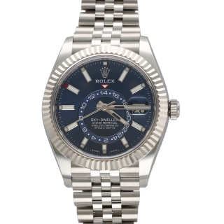 Montre Rolex Sky Dweller - Acier - Cadran Bleu - 42...
