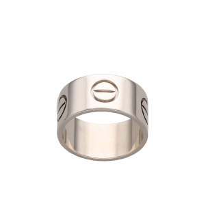 Bague Cartier Love Extra Large - Or gris 18k -...