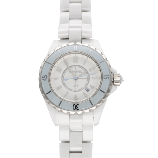 Montre Chanel J12 - Céramique blanche - Lunette...