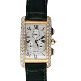 Montre Cartier Tank Americaine Grand Modele - Or...