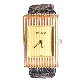 Montre Boucheron Reflet Dame Grand Modèle en Or Jaune 18k Vers 2000 quartz .