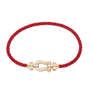 Bracelet Fred Force 10 moyen modèle - Or rose 18k -...