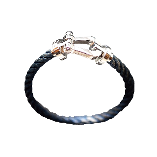 Bracelet Fred Force 10 en Or gris 18k de 2011 . Grand Modèle.