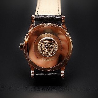 Montre Omega Vintage Constellation Pie-Pan Automatique en Or rose 18k  Vers 1960.  