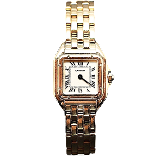 Montre Cartier dame "Panthère" Or 18k massif quartz Vers 1998.