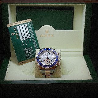 Montre Rolex Yach Master II Or Rose et Acier de 2012 . Ref : 116681.