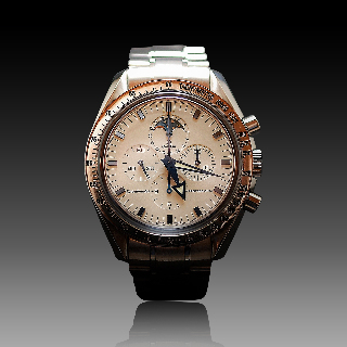 Montre Omega SpeedMaster MoonWatch Broad Arrow Acier vers 2010.