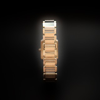 Montre Cartier Tank Française Dame Acier de 1999. Quartz