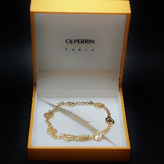 Bracelet O.J Perrin en Or 18k "Legende" 6 Coeurs vers 2010.