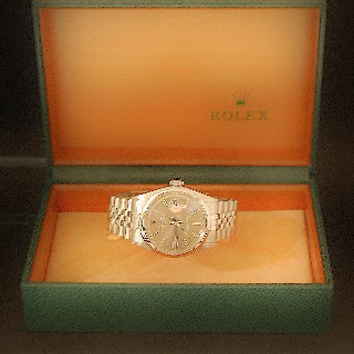 Montre Rolex Oyster Datejust Homme Acier de 1971. Cadran Gris. Ref : 1600 .