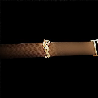 Bracelet Cartier "Panthère" Or jaune 18k massif de 2016. Boite-Papiers.