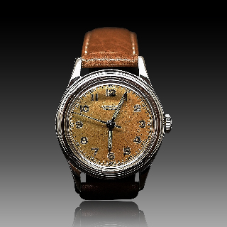 Montre Longines Vintage Homme en Acier Mécanique Vers 1945