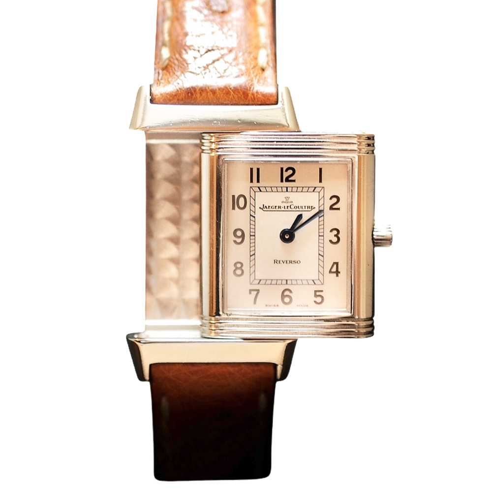 Montre Jaeger LeCoultre Reverso Lady en Acier Quartz de 2014.