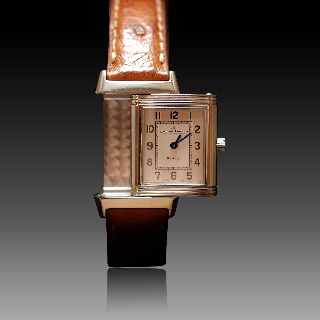 Montre Jaeger LeCoultre Reverso Lady en Acier Quartz de 2014.