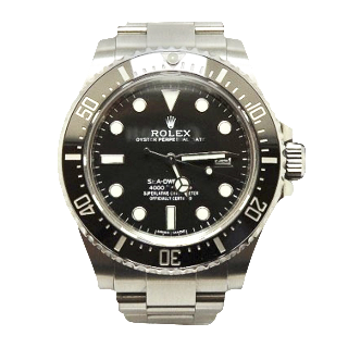 Montre Rolex Sea Dweller en Acier de 2014. Cadran noir. Ref : 116600 .Full Set.