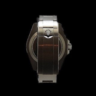 Montre Rolex Sea Dweller en Acier de 2014. Cadran noir. Ref : 116600 .Full Set.