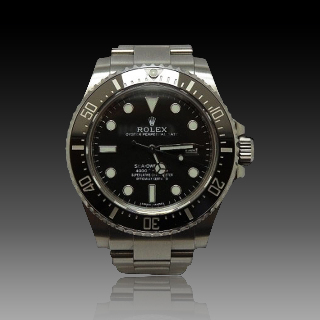 Montre Rolex Sea Dweller en Acier de 2014. Cadran noir. Ref : 116600 .Full Set.