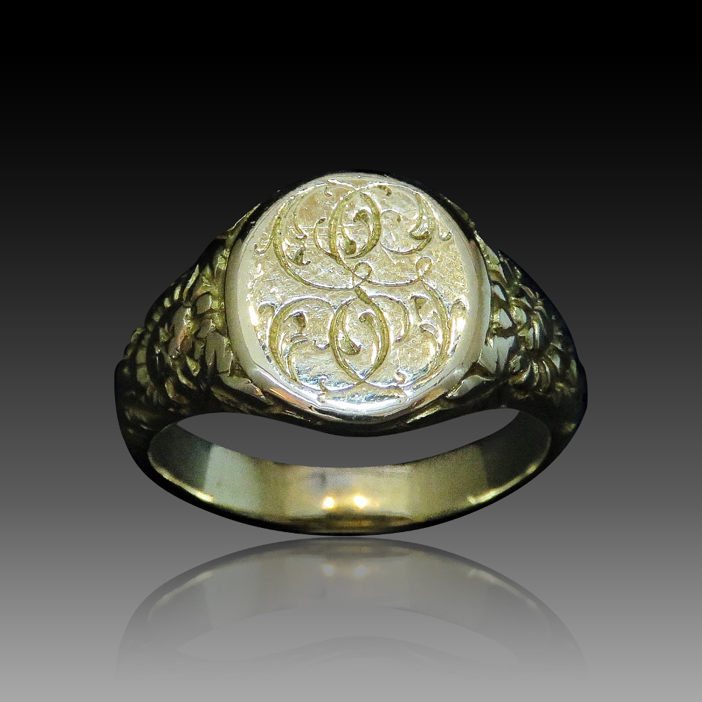 Chevalière Vintage Or 18 carats 