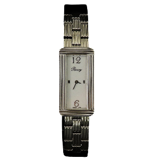 Montre Poiray "Ma Baguette" Dame en Acier à quartz .Vers 1990