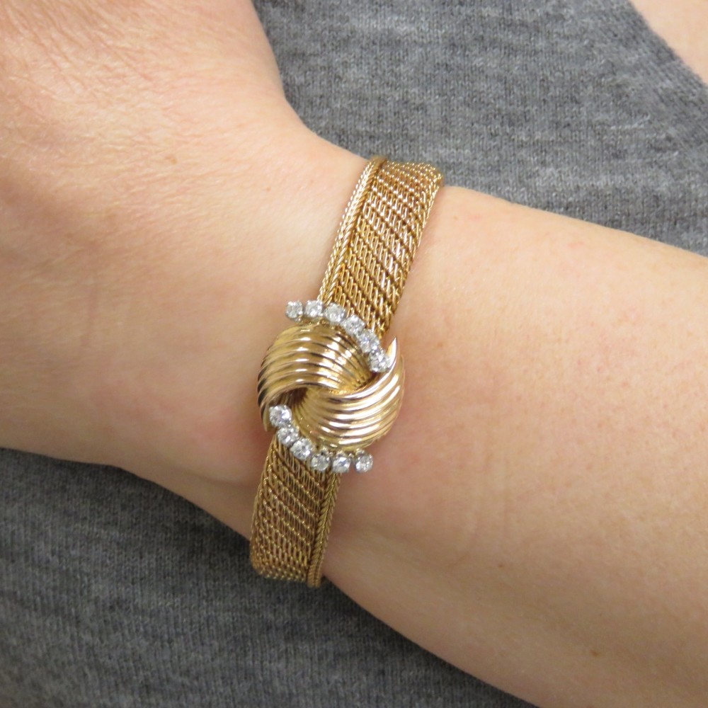 Bracelet De Montre Blancpain Jaune/marron 20 Mm Avec Points Crème - Neuf Sans étiquette