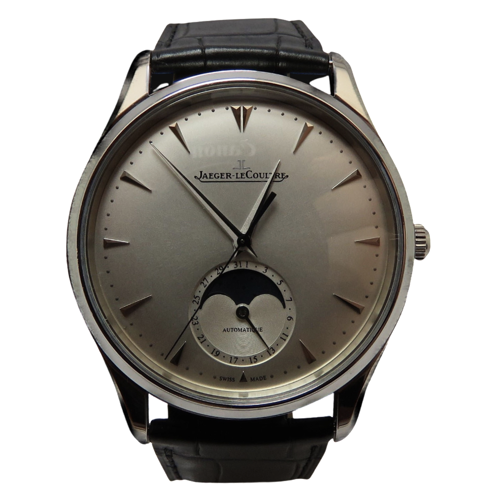 Montre Jaeger LeCoultre Ultra Thin Moon Acier . Automatique de 2014. Full set.