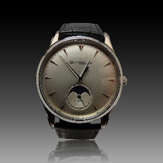 Montre Jaeger LeCoultre Ultra Thin Moon Acier . Automatique de 2014. Full set.