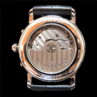 Montre Blancpain Villeret Acier Homme de 2012 Quantième et phase de lune.