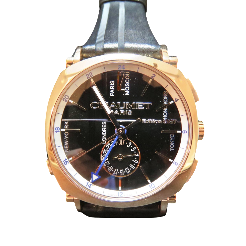 Montre Chaumet Dandy Gmt XL or rose 18k Automatique de 2017.