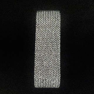 Bracelet Ceinture en or gris 18 Cts massif . Poids : 78.0 Grs