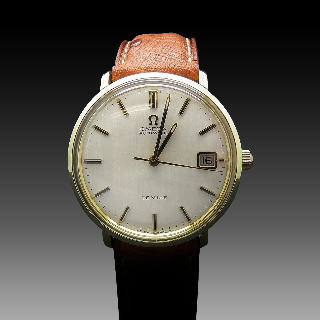  Montre Omega de Ville Plaqué Or Vers 1969. 34 mm. Automatique.