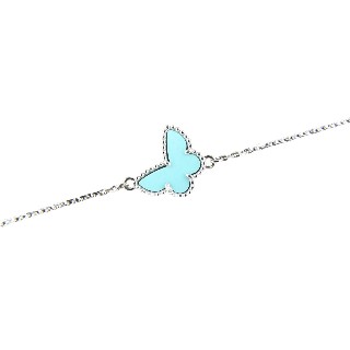 Bracelet Van Cleef & Arpels Sweet Alhambra Papillon Or gris 18k