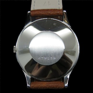Montre Jaeger LeCoultre Vintage Ronde acier mécanique Vers 1960. Montre Jaeger LeCoultre Vintage Ronde acier mécanique Vers 1960.