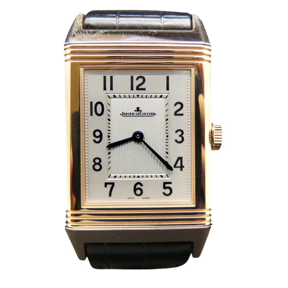 Montre Jaeger LeCoultre Grande Reverso Ultra Thin Or rose 18k de Juin 2017.