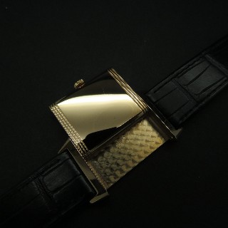 Montre Jaeger LeCoultre Grande Reverso Ultra Thin Or rose 18k de Juin 2017.