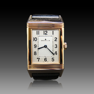 Montre Jaeger LeCoultre Grande Reverso Ultra Thin Or rose 18k de Juin 2017.