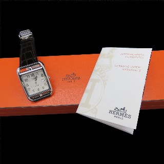 Montre Hermes Cap Cod Gm Acier Automatique de 2008. Boite & Papiers.