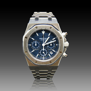 Montre Audemars Piguet Royal-Oak Chrono Automatique Ref-25860-ST . Full-Set