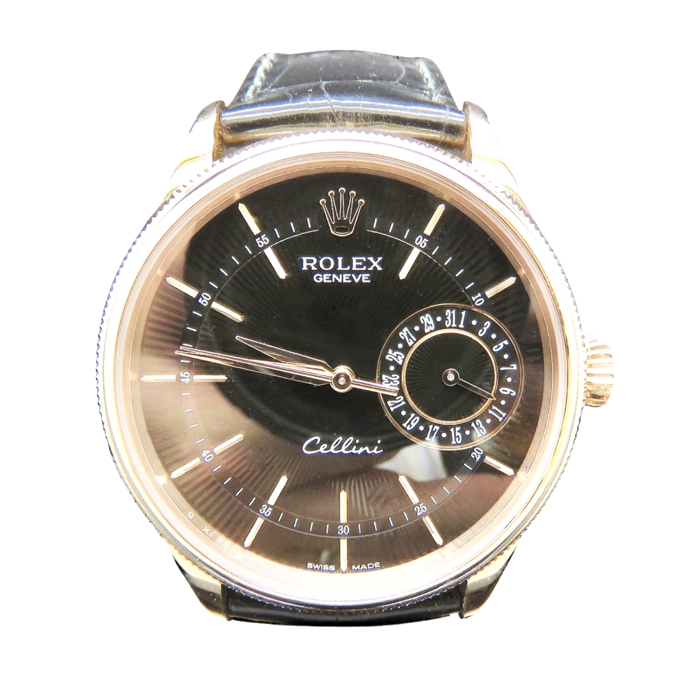 Montre Rolex Cellini Date Or Rose 18k de 2016. Ref: 50515. Prix neuf : 16350€