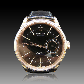 Montre Rolex Cellini Date Or Rose 18k de 2016. Ref: 50515. Prix neuf : 16350€