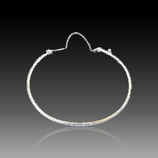 Bracelet Messika Skinny Taille S Or gris 18k Diamants. Prix neuf : 4550€.