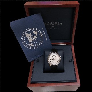 Montre Vulcain Cricket Acier Mécanique Réveil de 2015. Full set. Prix neuf : 4850€