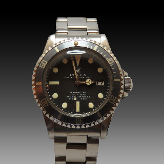 Montre Rolex Sea Dweller Mark IV en Acier de 1977. Cadran noir. Ref : 1665 . Boite d'origine.