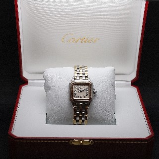 Montre Cartier Homme "Santos" Octogonale en acier Automatique Vers 1985.